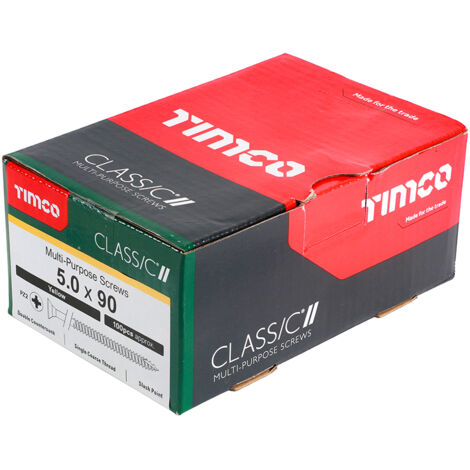 TIMCO Classic Multi-Purpose Countersunk Gold Woodscrews - 5.0 x 90