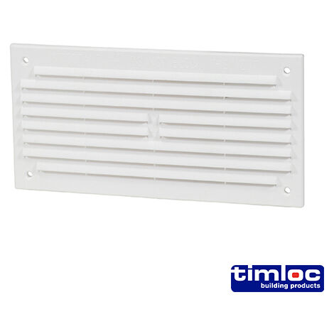 Timloc Louvre Mini Vent White - 165 x 89mm