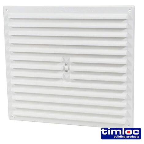 Timloc Hit and Miss Grille Vent White - 242 x 242mm