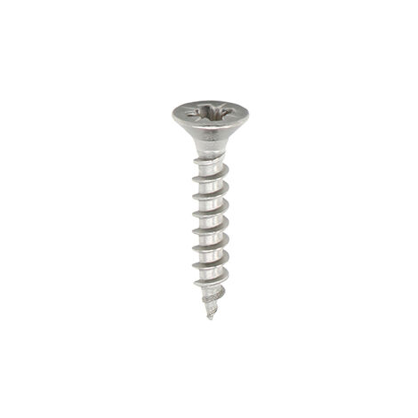 TIMCO Classic Multi-Purpose Countersunk A2 Stainless Steel Woodcrews - 3.0 x 12 (1/2)