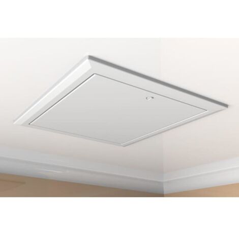 Timloc Loft Access Door Hinged White - 562 x 662mm