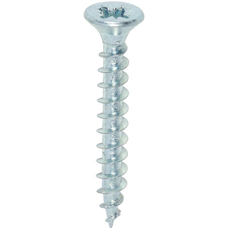 TIMCO Solo Countersunk Silver Woodscrews - 4.0 x 30