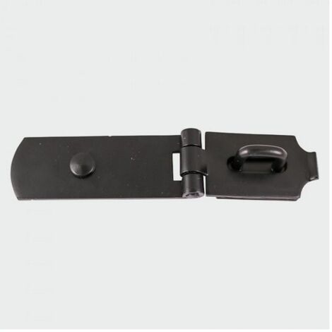 TIMCO Heavy Duty Swivel Pattern Hasp & Staple Bolt On Black - 8"