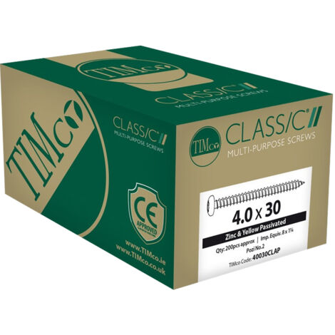 TIMCO Classic Multi-Purpose Countersunk Gold Woodscrews - 4.5 x 20