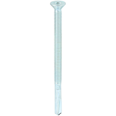 TIMCO Self-Drilling Wing-Tip Steel to Timber Heavy Section Silver Screws  - 5.5 x 85 (1/3)