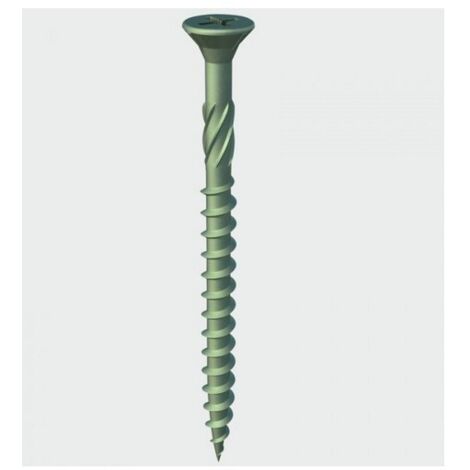 Timco Double Countersunk Decking Screws (Green) PZ2 - 4.5 x 70mm (200 Box)