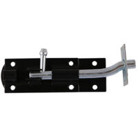 TIMCO Necked Tower Bolt Black - 8"