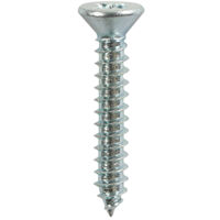 TIMCO Self-Tapping Countersunk Silver Screws - 8 x 1 1/4