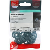 TIMCO Form A Washers DIN125-A Silver - M10