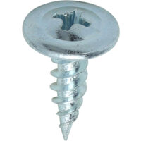 TIMCO Sharp Point Wafer Head Silver Screws - 8 x 9/16