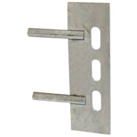 TIMCO Gravel Board Clip Twin Pin Galvanised - 150 x 50mm