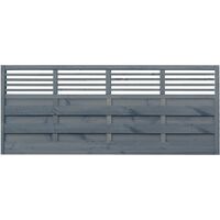3 x 6 Sorrento Slat Top Panel - Grey