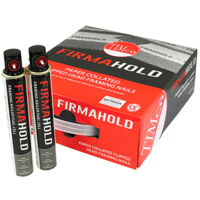 TIMCO FirmaHold Collated Clipped Head Plain Shank Firmagalv+ Nails & Fuel Cells - 3.1 x 90/2CFC