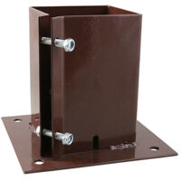 TIMCO Bolt Down Post Support Bolt Secure Oxide Red - 50mm