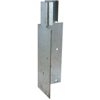 TIMCO Arris Rail Mortice Brackets Galvanised - 200 x 62 x 62
