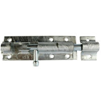 TIMCO Straight Tower Bolt Hot Dipped Galvanised - 10"