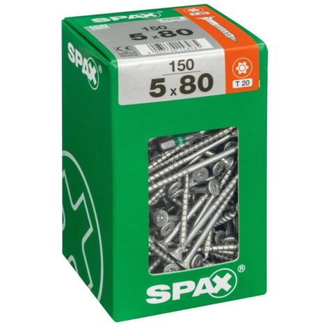 Tornillos Para Madera SPAX WIROX Con Rosca Completa, Cabeza Avellanada Y Punta CUT4 – Medidas De 3 A 6 Mm
