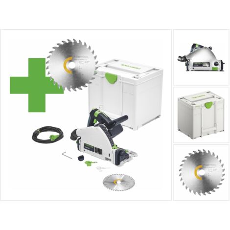 Sierra de inmersión Festool TS 55 F-Plus Master Edition 1200 W 160 mm ( 577843 ) + hoja + Systainer (1/5)