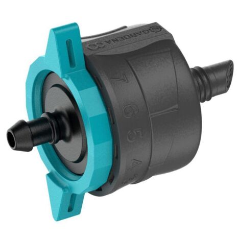Sistema de microgoteo GARDENA 13304-20. Gotero final ajustable con compensación de presión, 2 L.