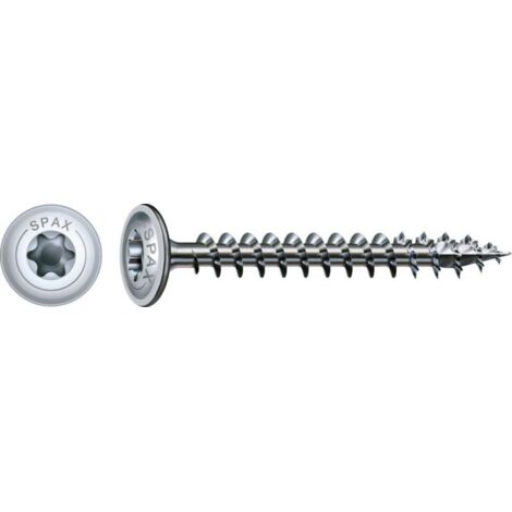 Spax Tornillo para construcciones en maderas WIROX, Ø 6 mm,6 x 40 mm,200 Stk. - Caja Pro