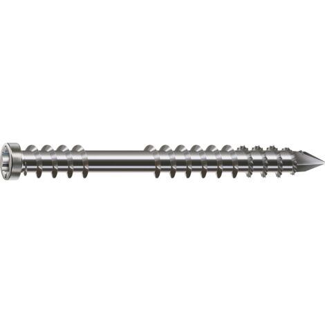 Spax Tornillo para terraza, acero inoxidable A2,5 x 60 mm ,100 Stk. - Embalaje pequeño Pro