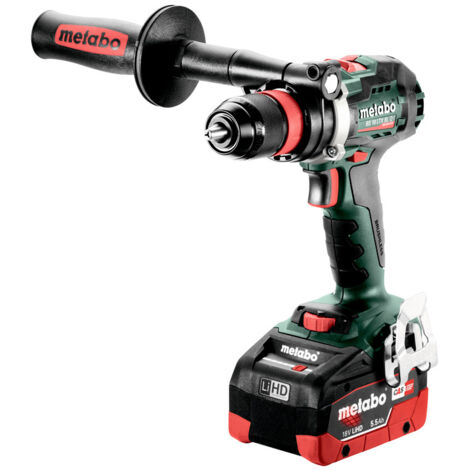 Taladro/atornillador inalámbrico METABO BS 18 LTX BL QI (602359660) carcasa de plástico 18 V, 2 x 5,5 Ah LiHD + ASC 145 (1/4)