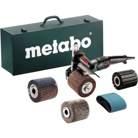 Máquina de acabado satinado METABO SE 17-200 RT Set (602259500) Maletín de transporte de chapa de acero (1/4)