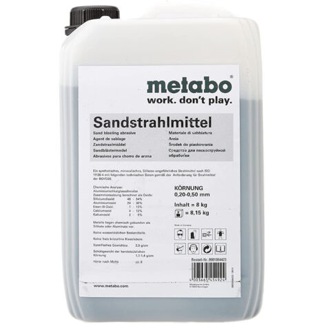 Metabo ABRASIVOS PARA CHORRO DE ARENA (0901064423)