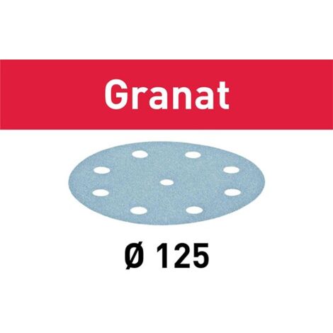 Festool Disco de lijar Granat STF D125/8 P120 GR/100 - 497169