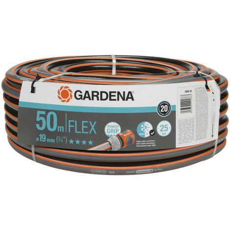 GARDENA Manguera de riego jardín 50 m Comfort Flex de 19 mm (3/4") (18055-20)