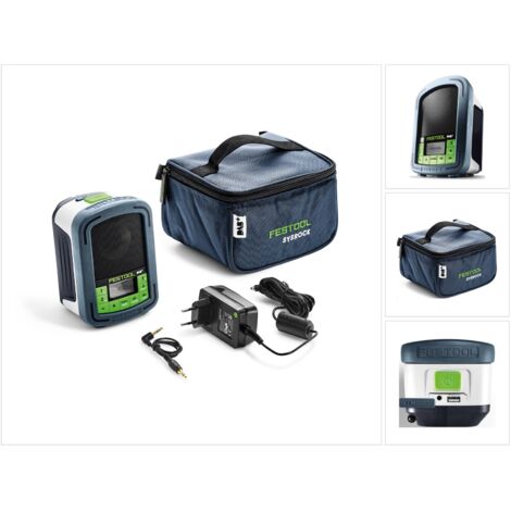 Festool Sysrock BR 10 DAB+ Radio digital ( 202111 ) - Sin batería, sin cargador incluidos