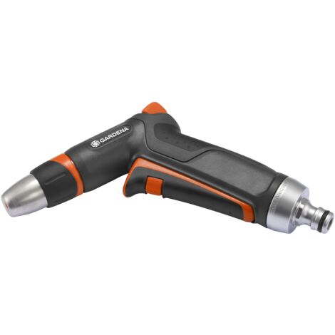 GARDENA Set pistola de riego metálica de jardín y limpieza multifunción Premium con conector de riego (18306-20) (1/5)