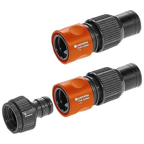 GARDENA Kit de conexión para unir la salida de riego enterrado Sprinklersystem, con el punto de agua (01505-23)