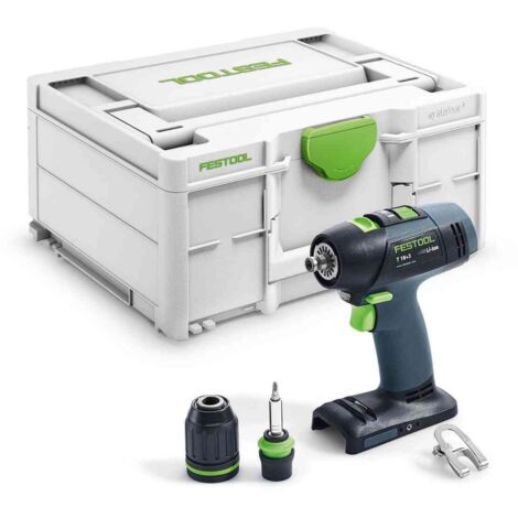 Festool Taladro atornillador a batería T 18+3-Basic - 576448