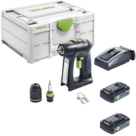 Festool Taladro atornillador a batería C 18 HPC 4,0 I-Plus - 576435