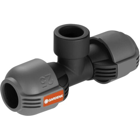 Gardena Raccordo A T Per Tubo Da 32 Mm - Connettore Resistente Per Irrigazione In Giardino