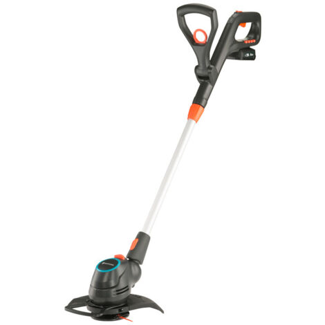 GARDENA Cortabordes batería ComfortCut 23 cm / 18V POWER FOR ALL cargador y batería incluidos, ancho de corte de 23 cm, para 1400 m de bordes, mango ajustable y cabezal de corte orientable (14701-20)