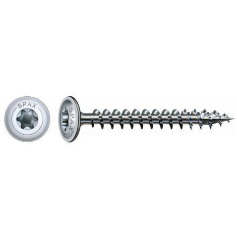Tornillos para madera spax Wirox acero zincado 8x100 mm 50 piezas