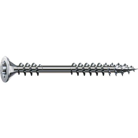 Tornillo de instalación SPAX, 4,5 x 50 mm, 500 piezas, rosca de fijación, cabeza avellanada, T-STAR plus T20, 4CUT, WIROX - 0541010450505