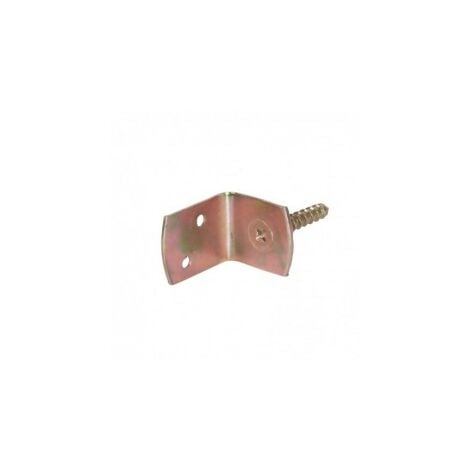 Lot de 4 équerres de fixation + vis pour Panneau