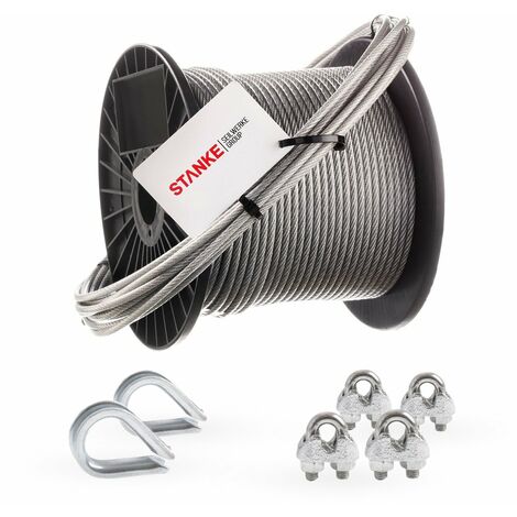 10 pc/s câble acier cosse coeur pour cable 10mm galvanisé DIN 6899B