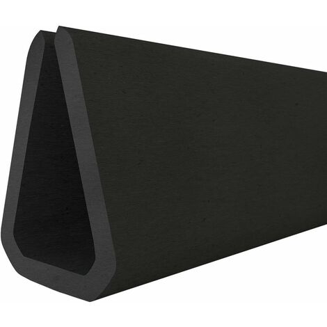 Steigner – Joint de protection de bord de tôle U 9x15mm – Caoutchouc EPDM noir – Étanchéité intérieure et extérieure – Longueur 1 m - S-1087