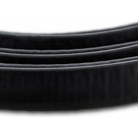 STEIGNER Joint de protection de bord de tôle T-4 NOIR, forme U, 9x13mm, 1 m