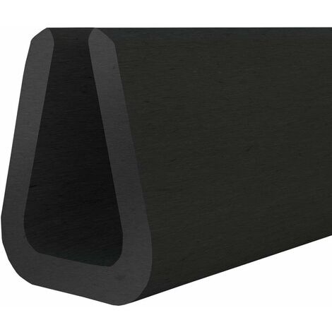 Steigner – Joint de protection bord de tôle S-583 – Caoutchouc EPDM noir – 7x11mm – Longueur 3m pour bords de 3 à 5mm d'épaisseur