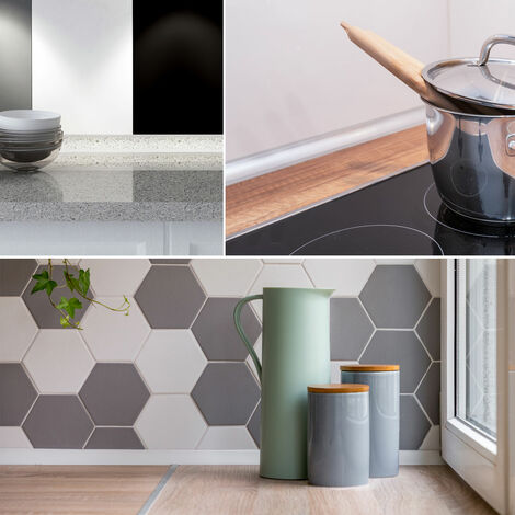 Bande D'Étanchéité Plan De Travail Cuisine 1,2m - Barrière Anti-Fuite Noire TPE