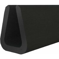 Steigner – Joint de protection de bord de tôle en caoutchouc EPDM 7x11mm – Étanchéité permanente – Résistant aux intempéries et UV – Longueur 3 m