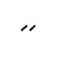 HOLZBRINK Connecteur droit pour socle cuisine, jonction pour socle, profil de jonction pour plinthes, raccord de plinthe, HBK10, 100 mm, couleur brillance noire