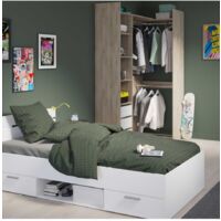 CAMA INDIVIDUAL CON CAJONES TIANA