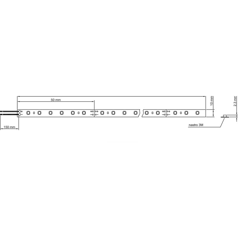 Striscia 600 Led Adesiva 5 Mt 24V IP65 SMD 120 Led/Mt Luce Calda 3000K 120W  Ledco SL120LBC65