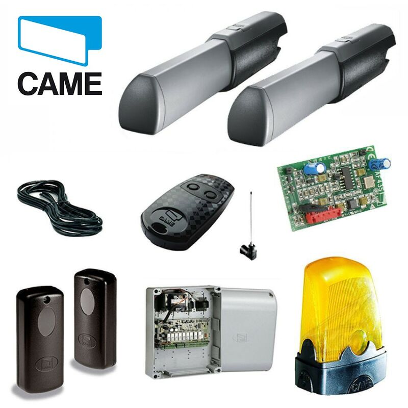 KIT CAME U7090 CANCELLO BATTENTE FINO 3 MT 220V CON DUE TELECOMANDI